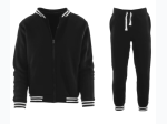 Men's Varsity Jacket and Jogger Pant Set - 3 Color Options