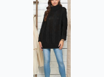 PLUS Size OVERSIZED TURTLE NECK PULLOVER SWEATER - 2 Color Options