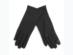 Women's 3 Button Accent Fleece Lined Touch Screen Gloves - BROWN