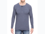 Men's Brushed Henley - 3 Color Options