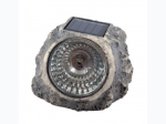 Solar Powered LED Garden Rock Light