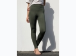 Women's Free Size High Waisted Fleece Lined Leggings - 4 Color Options