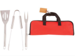 Chefmaster™ 4pc Stainless Steel Barbeque Tool Set