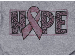 Women's Leopard Hope Pink Ribbon V-Neck T-Shirt - 2 Color Options