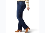 Women's Plus Straight Leg Mid-Rise Relaxed Fit Jeans - Regular Length