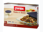 Pyrex 8-Piece Bake and Store Set