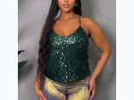 Junior's Sequin Tank Top - 3 Color Options