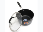 3 Qt Sauce Pan With Lid - Black