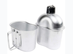 Maxam® 32oz Aluminum Canteen with Cover and Cup