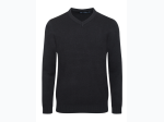 Men's Cotton Blend V-Neck Sweater - 5 Color Options