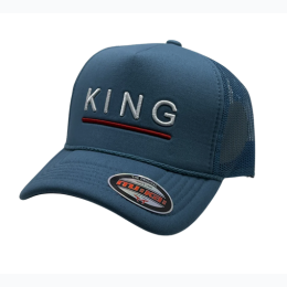 KING Trucker Hat in Blue