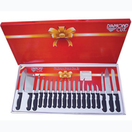 Diamond Cut® 19pc Cutlery Set