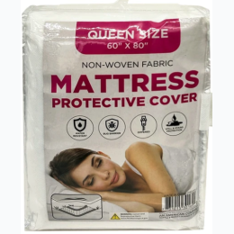 60" x 80" Non-Woven Fabric Mattress Protective Cover - Queen Size