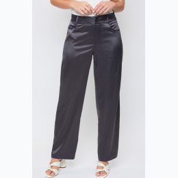 Missy Matte Stretch Satin Stove Pipe Pant - 3 Color Options