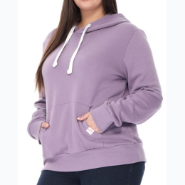 Plus Size Pullover Fleece Hoodie - 3 Color Options