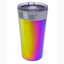 18 oz Insulated Rainbow Iridescent Highball