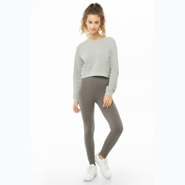 Women's Free Size High Waisted Fleece Lined Leggings - 4 Color Options