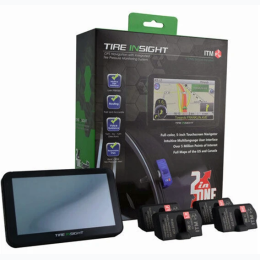 Tire Insight GPS Navigation System with 5" Touchscreen Display and Integrated Tire Pressure Monitoring System