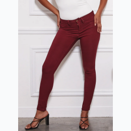 Missy Hyperstretch Skinny Jean in Dark Wine