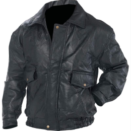 Napoline™ Roman Rock™ Design Genuine Leather Jacket - 4XL