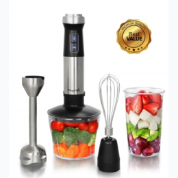 Megachef 4 in 1 Multipurpose Immersion Hand Blender with Accessories