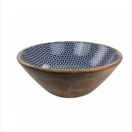 Large Mango Wood Serving Bowl - 160 oz