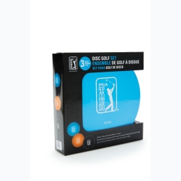 PGA Tour 3-Disc Golf Starter Set - Black/Orange/Blue