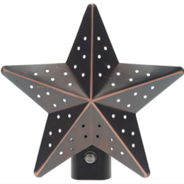 Westek Tin Star Aged Bronze LED Night Light