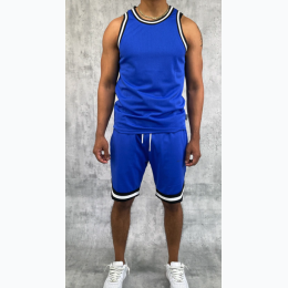 Men's Mesh Basketball Set - in Royal Blue