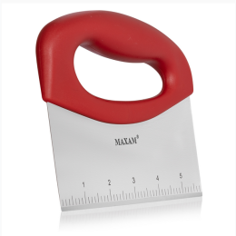 Maxam Stainless Steel Food Scraper and Chopper Tool