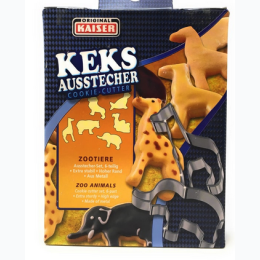 Original Kaiser KEKS Ausstecher Cookie Cutters - Zoo Animals