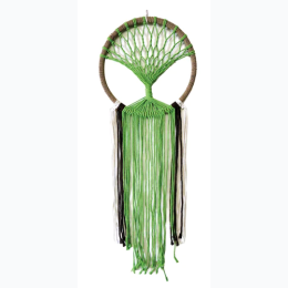 Tree of Life Dreamcatcher in Green & Brown - 32" L