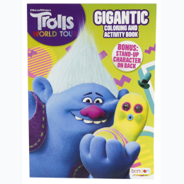 192 Page Trolls World Tour Jumbo Coloring Book