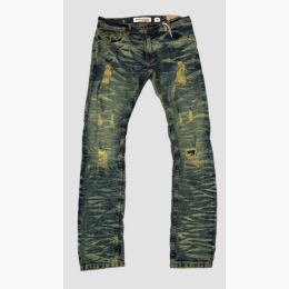 Men's Wild Tiger Denim Jean in Medium Tint