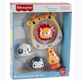 3pc Fisher Price Bath Squirter & Net Set