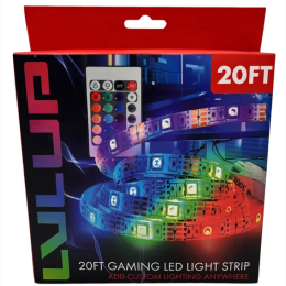 20 Foot Gaming LED Strip Light with Remote