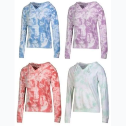 Women’s Big Cotton Tie Dye Hoodie - 5 Color Options