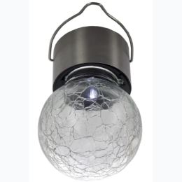 Crackle Glass Garden Solar Light