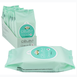 Celavi 30ct Chamomile Make-Up Remover Towelettes