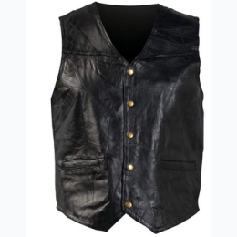 Giovanni Navarre® Italian Stone™ Design Genuine Leather Vest