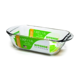 Kitchen Classics Ovenware® 1.5 Qt Clear Bake Dish