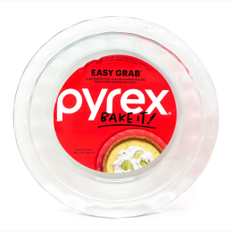 Pyrex Easy Grab 9.5" Pie Plate - Clear