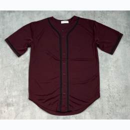 Men's Baseball Jersey in Burgundy