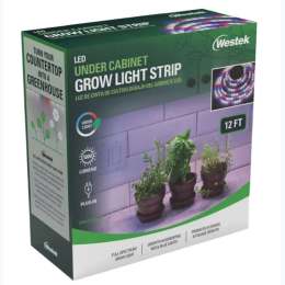 Westek 12FT LED Under Cabinet Plant Grow Light Strip